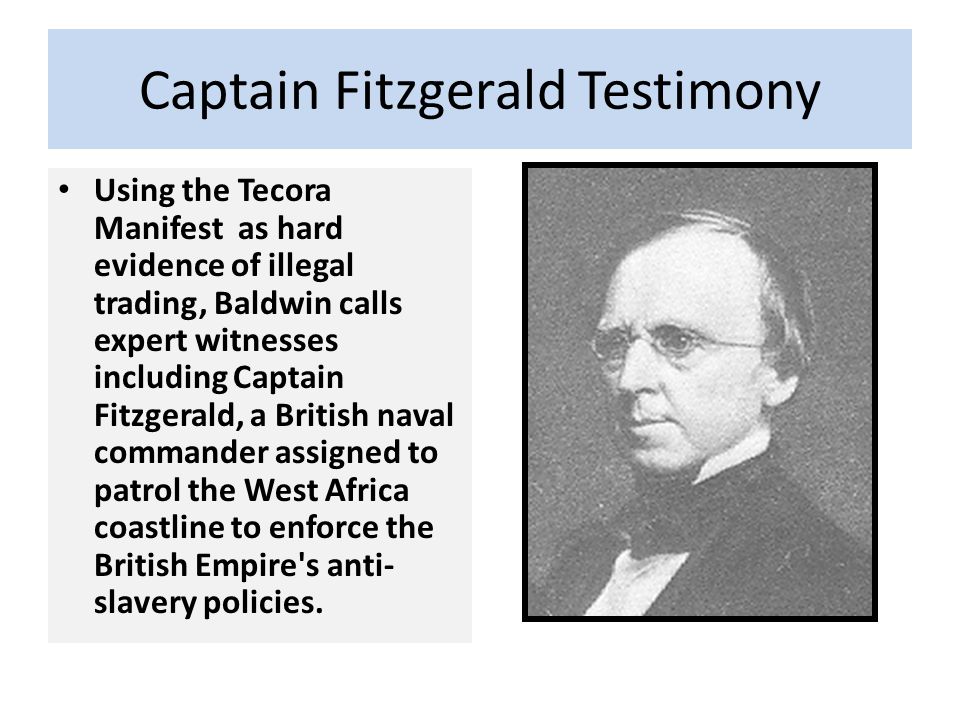 Captain Fitzgerald Testimony