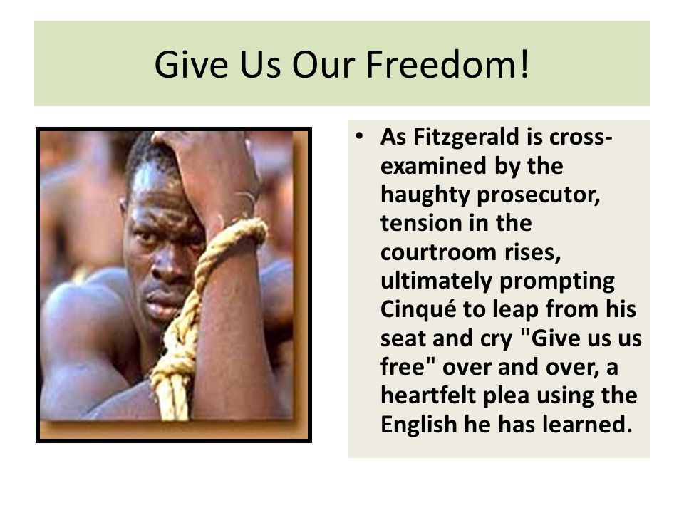 Give Us Our Freedom!