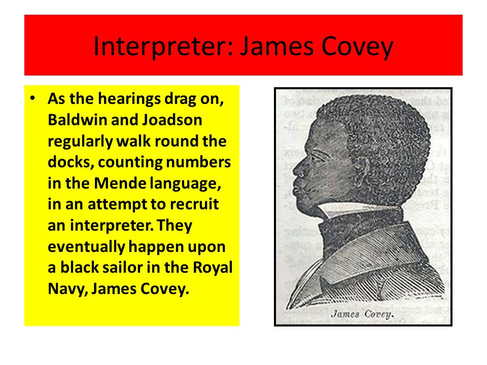 Interpreter James Covey