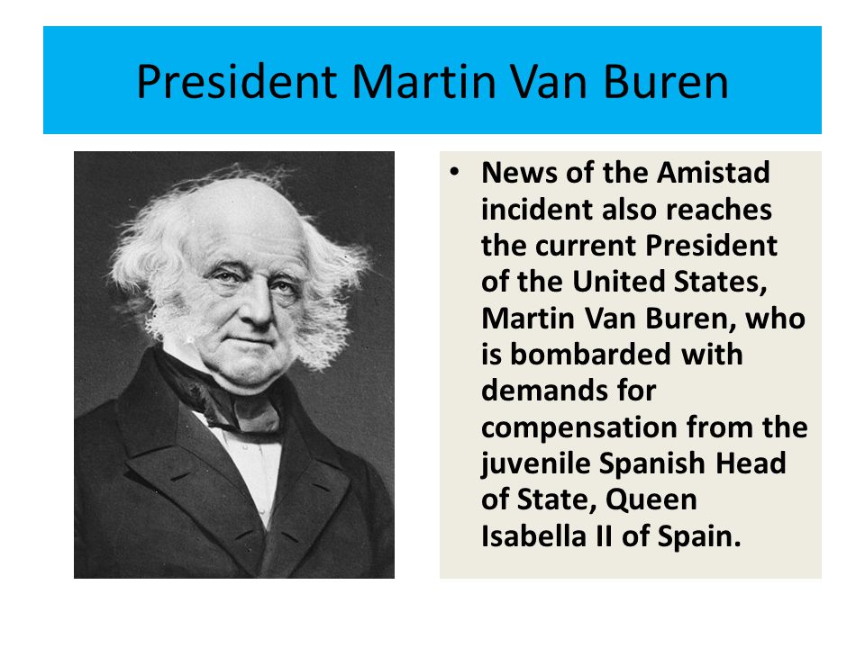 President Martin Van Buren