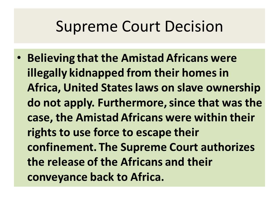 Supreme Court Decision