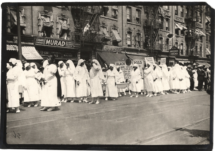 Black Cross Nurses at UNIA Parade