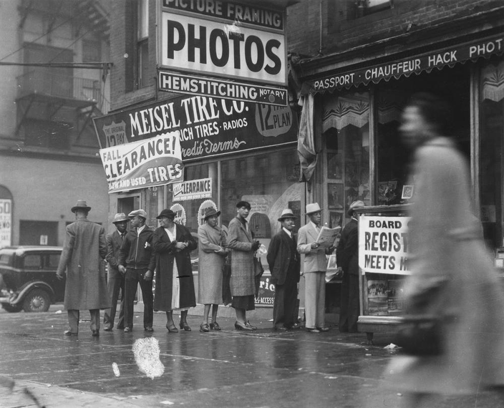 Queue in Harlem
