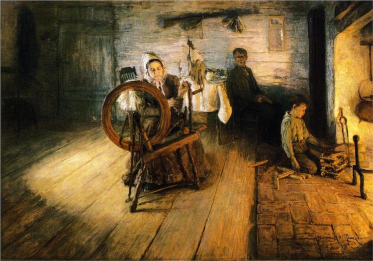 Spinning By Firelight