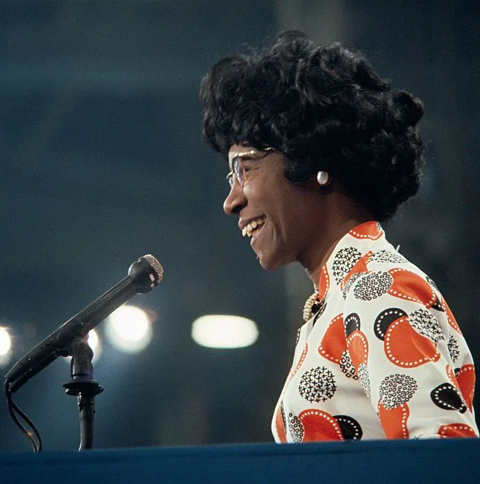 Shirley Chisholm -the First Black Woman to run for president of the u
